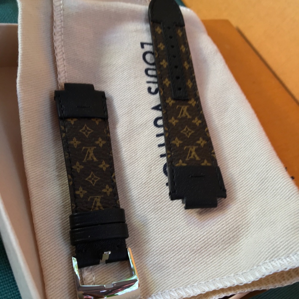 LOUIS VUITTON STRAP TAMBOUR MONOGRAM MACASSAR